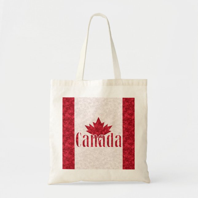 Tote Bag Canada, douche drapeau (Devant)
