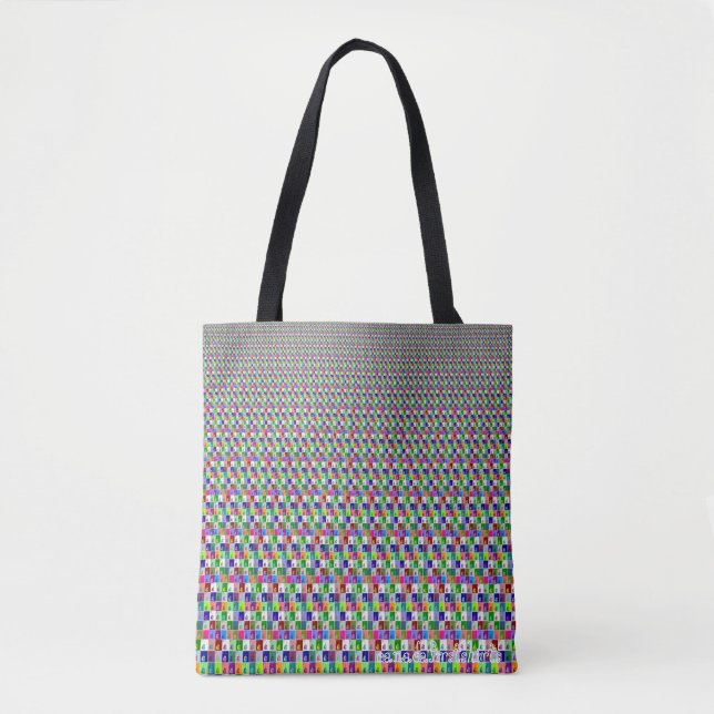 Tote Bag CANADAFIRSTSHIRTS Carreaux de guitare (Devant)