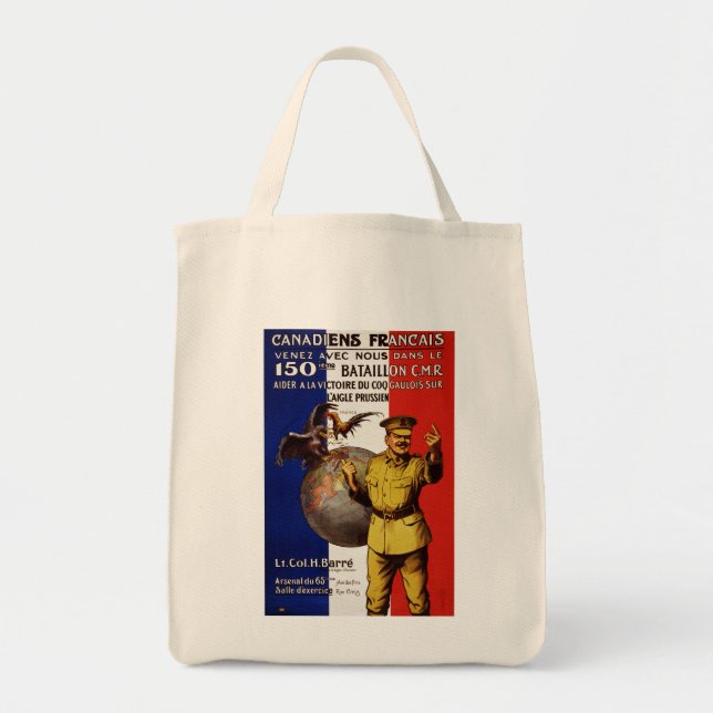 Tote Bag Canadiens français (Devant)