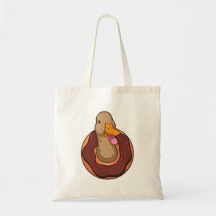 Tote Bag Canard avec Donut