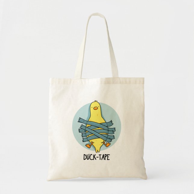 Tote Bag Canard Bande Drôle Duct Bande Pun (Devant)