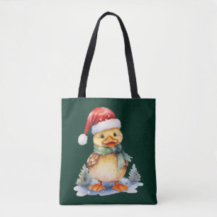 Tote Bag Canard de Noël