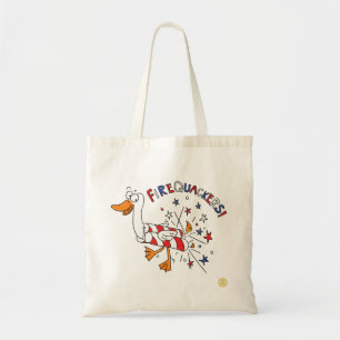 Tote Bag Canard drôle du 4 juillet pour les enfants