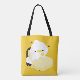 Tote Bag Canard fatigué mignon