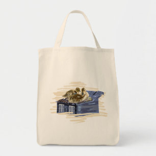 Tote Bag Canards bruns sur le toit