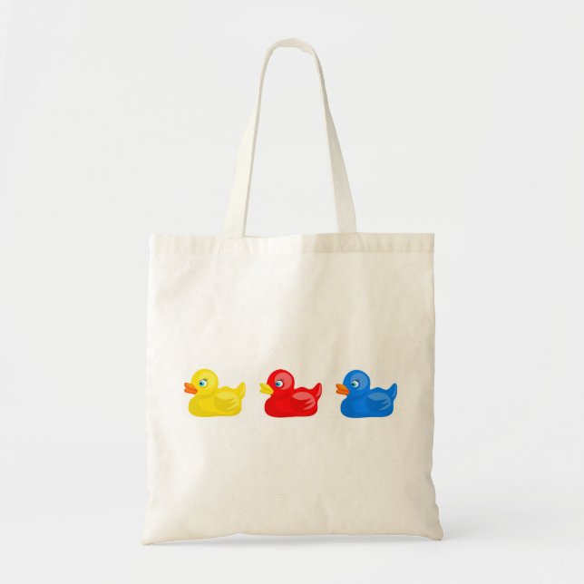 Tote Bag Canards en caoutchouc (Devant)