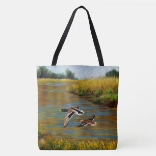 Tote Bag Canards-Majards Survolant L'Étang