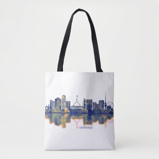 Tote Bag Canberra Skyline (Devant)