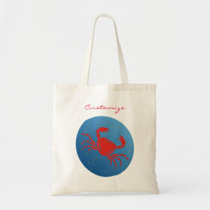 Tote Bag Cancer Crabe Zodiac Thunder_Cove