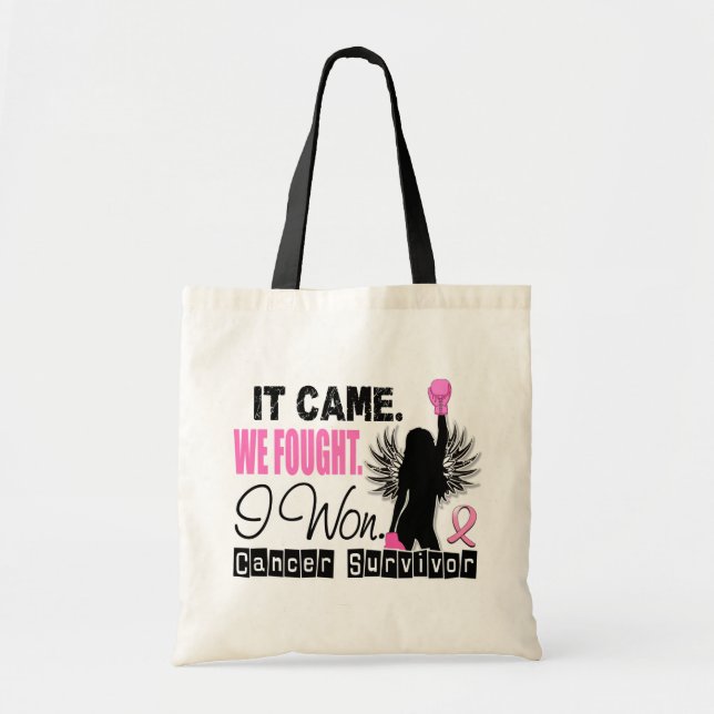Tote Bag Cancer du sein du survivant 22 (Devant)