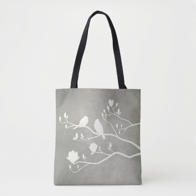 Tote Bag Candelabra en argent - (Devant)