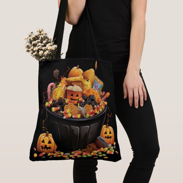 Tote Bag Candy Cauldron Delights: (De près)