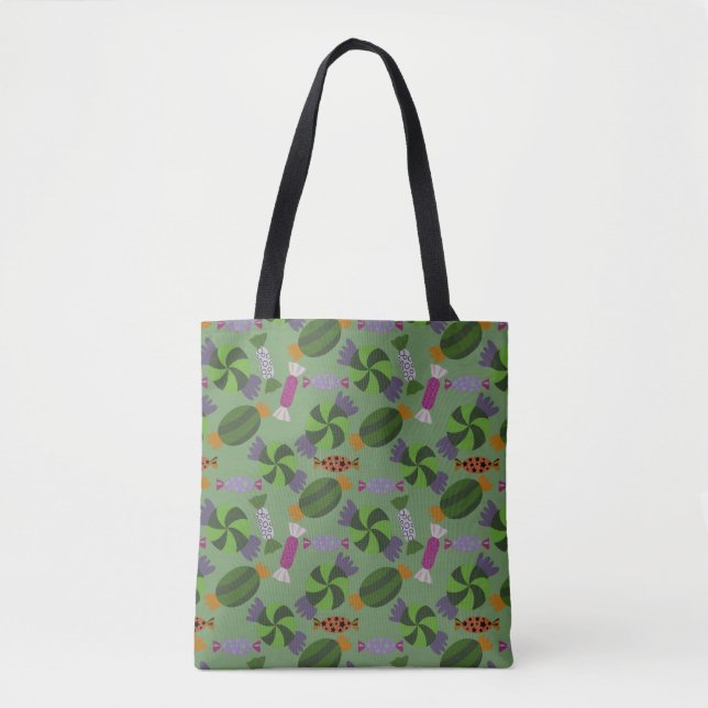 Tote Bag Candy pattern | Lollies | lollipop 27 (Devant)