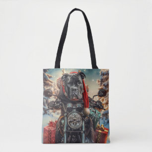 Tote Bag Cane Corso Chien équitation Moto Noël