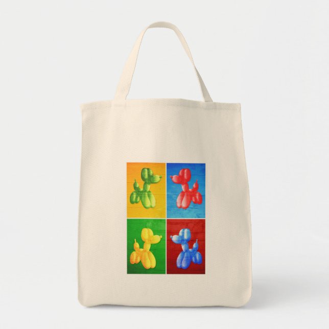 Tote Bag Caniche de ballon (Devant)
