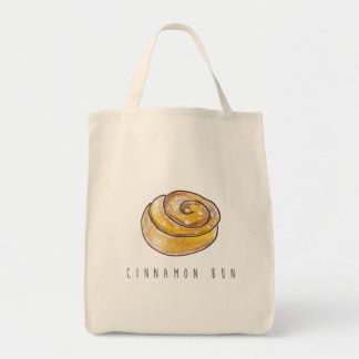 Tote Bag Cannon Bun suédois Kanelbulle drôle 