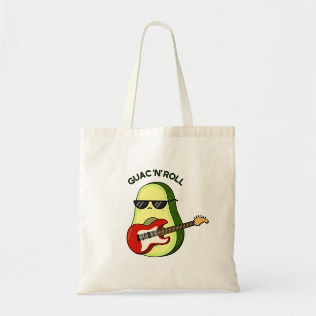 Tote Bag Canon Avocado Drôle Guac Et Roll (Devant)