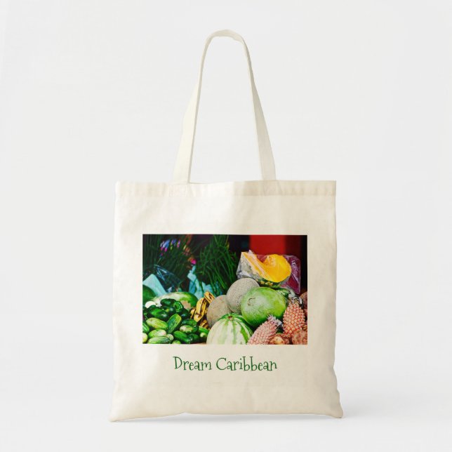 Tote Bag - Canvas Art - Caribbean Fruit (Front)