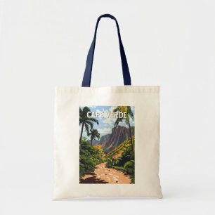 Tote Bag Cap-Vert Illustration Voyage Art Vintage