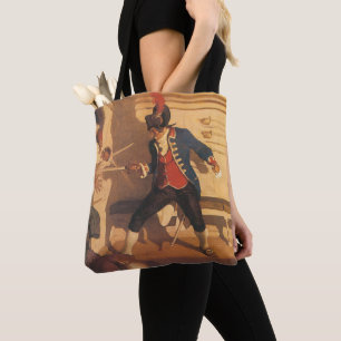 Tote Bag Capitaine pirate d'époque, Combat à l'épée par NC 