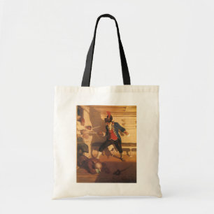 Tote Bag Capitaine pirate vintage, combat à l'épée par NC W
