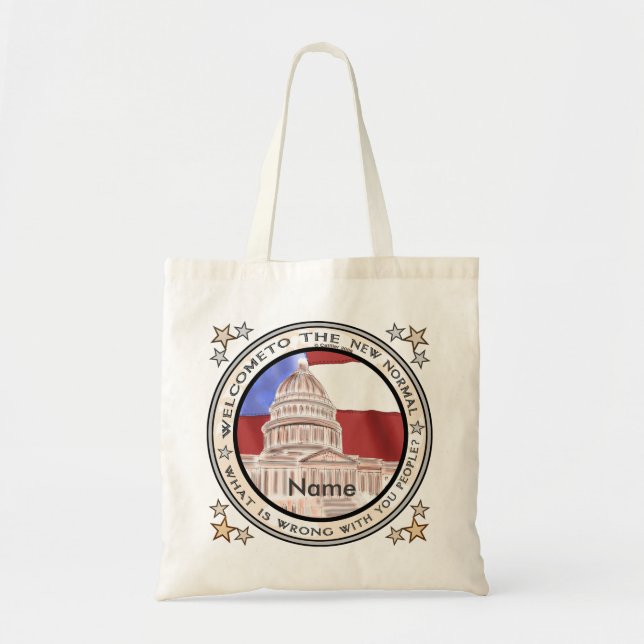 Tote Bag Capitol Nouvelle politique normale (Devant)