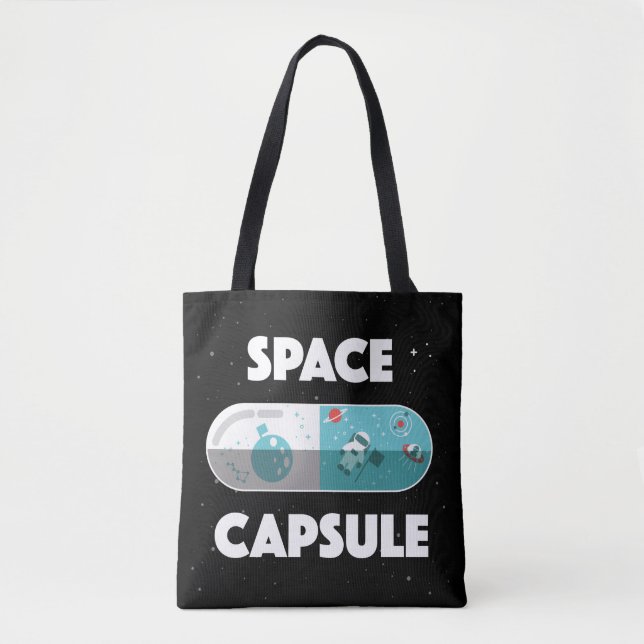 Tote Bag Capsule d'espace (Devant)