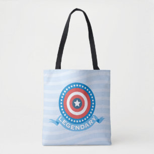 Tote Bag Captain America "Legendary" Patriotic Shield