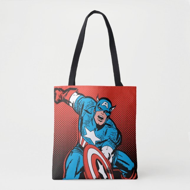 Tote Bag Captain America Shield (Devant)