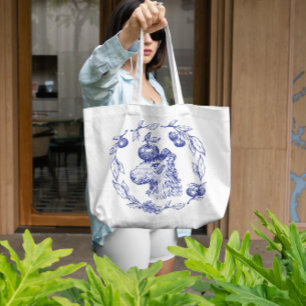 Tote Bag Capybara Animal Avec Des Pommes