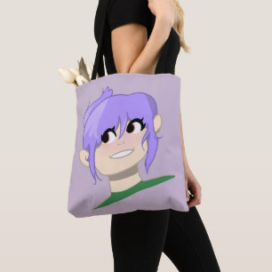 Tote Bag Caractère de dessin féminin