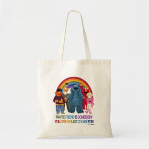 Tote Bag Caractères de rue Sésame   Citation d'amis