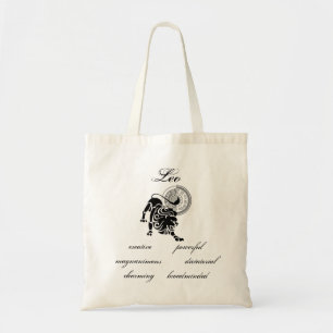 Tote Bag Caractéristiques personnalisables Leo Lion style g