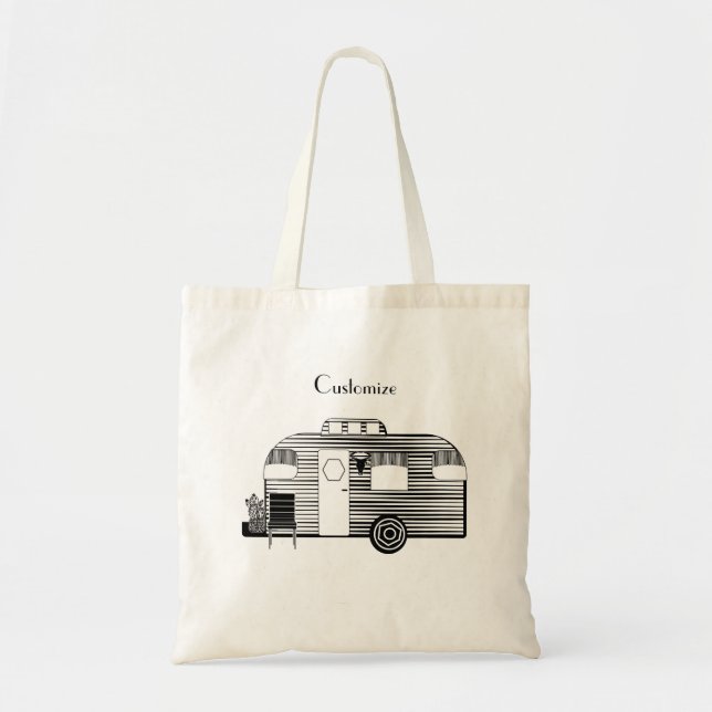 Tote Bag Caravane Camper Traveller Thunder_Cove (Devant)