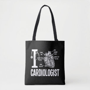 Tote Bag Cardiologue d'amour Anatomie cardiaque Cardiologie