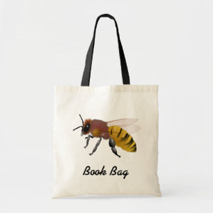 Tote Bag Caricature colorée guêpe brune et jaune kornet