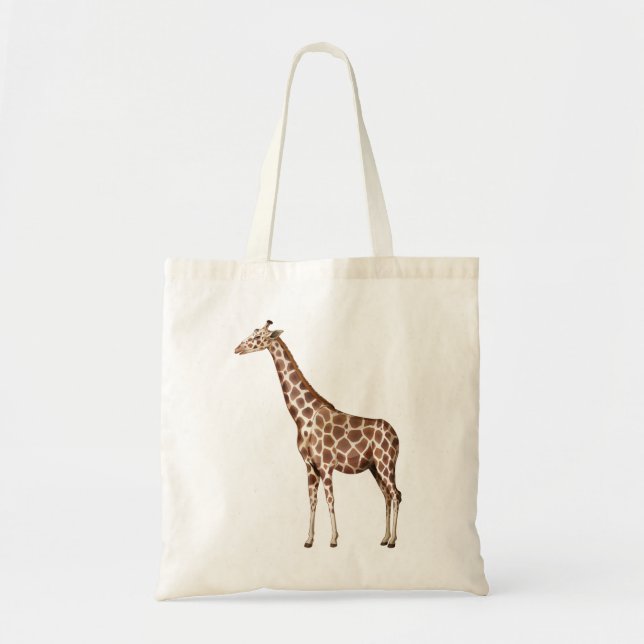 Tote Bag Caricature de Giraffe (Devant)