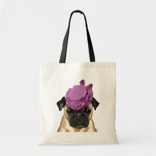 Tote Bag Carlin avec Casquette violet Vintage