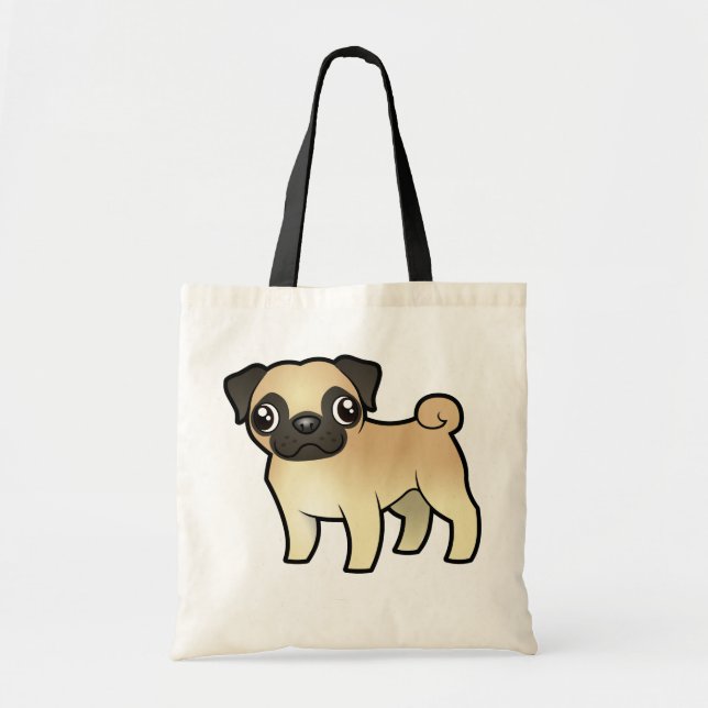 Tote Bag Carlin de bande dessinée (Devant)