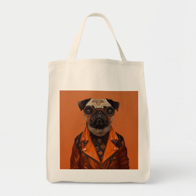 Tote Bag Carlin d'Halloween (Devant)