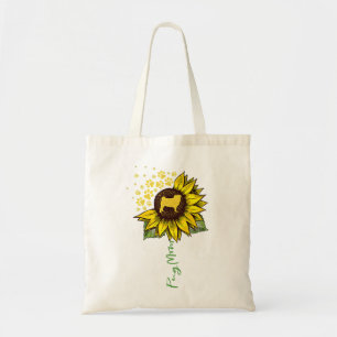 Tote Bag Carlin Lover Chien Maman Fleur de soleil Carlin Lo