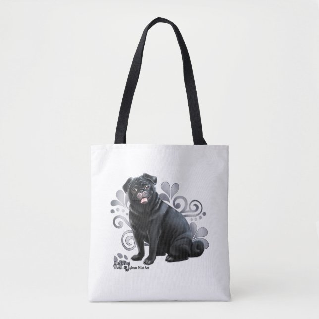 Tote Bag Carlin noir (Devant)