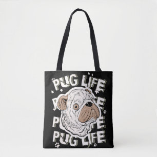 Tote Bag Carlin Vie Animal Chien