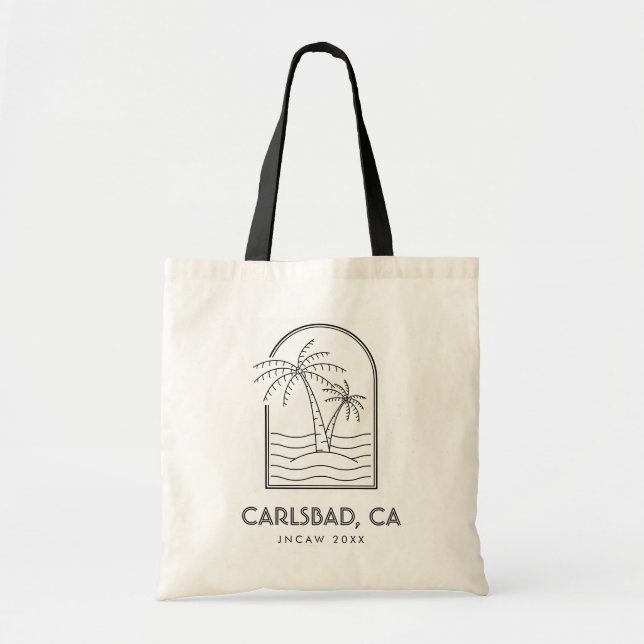 Tote Bag Carlsbad Trade Show Bag Conference Fourre-tout (Devant)