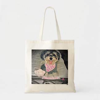 Tote Bag Carmin Winston III--Les "vrais chiots portent le