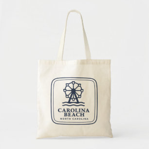 Tote Bag Carolina Beach Caroline du Nord grande roue et mer