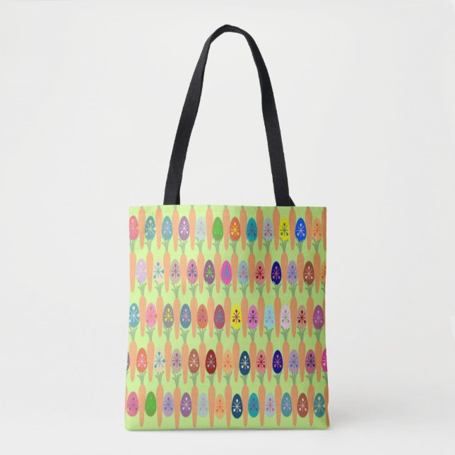 Tote Bag Carottes et oeufs (Devant)