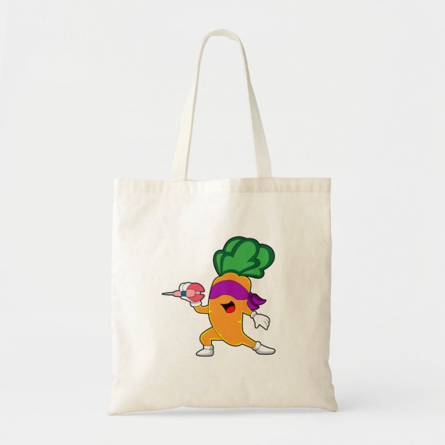 Tote Bag Carottes fléchettes (Devant)