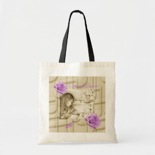 Tote Bag Carousel Dreams Violet Roses & Musique Budget Four