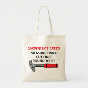 Tote Bag Carpenter's Creed